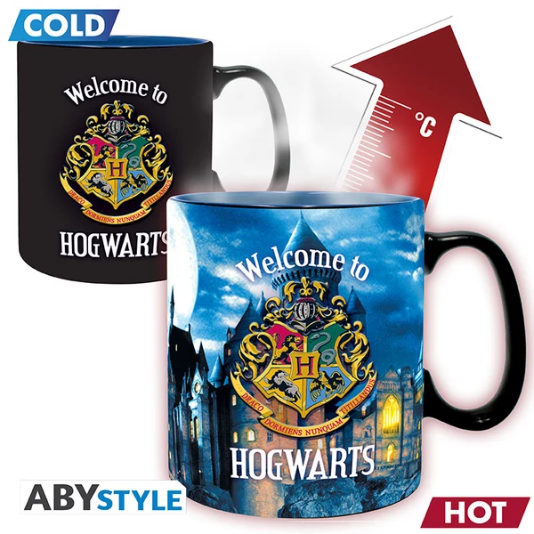 HARRY POTTER - Hőre változó bögre - 460 ml - Letter - cardboard