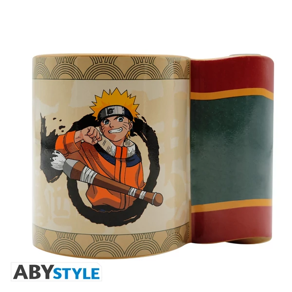 NARUTO - Bögre 3D handle - Naruto scroll