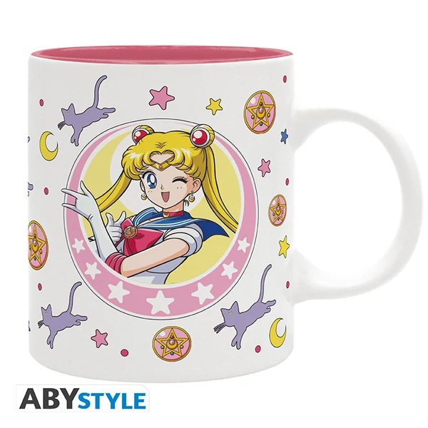 SAILOR MOON - Bögre - 320 ml - Sailor Moon & Luna patch