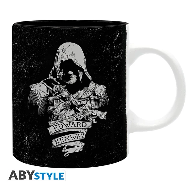 ASSASSIN'S CREED - Bögre - 320 ml - Edward Kenway & Crest