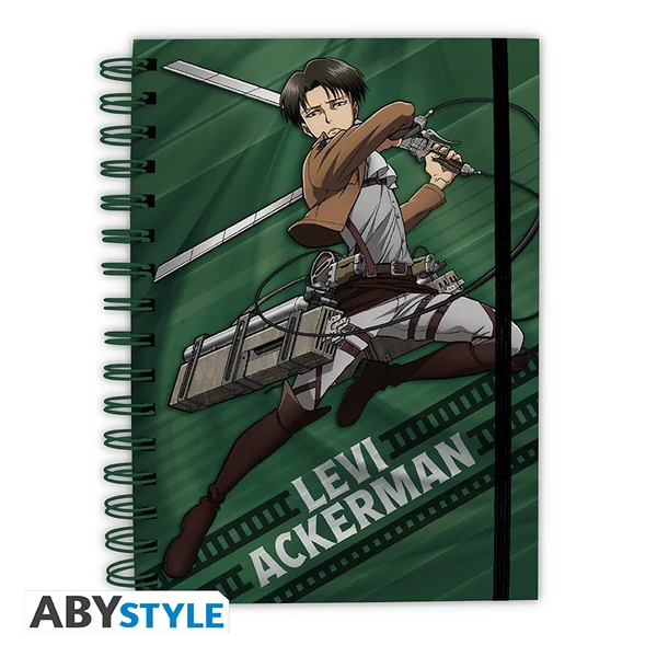 ATTACK ON TITAN - Jegyzetfüzet A5 Spiral 