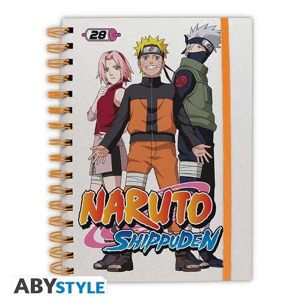 NARUTO SHIPPUDEN - Jegyzetfüzet A5 Spiral 