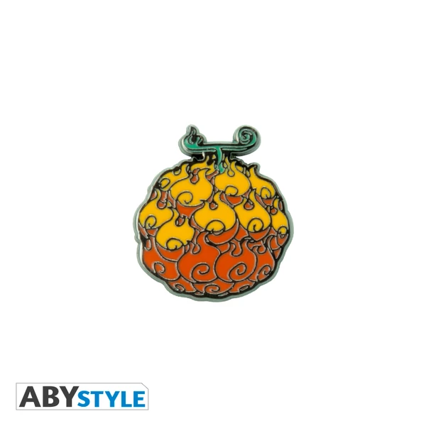 ONE PIECE - Kitűző Flame-Flame Fruit