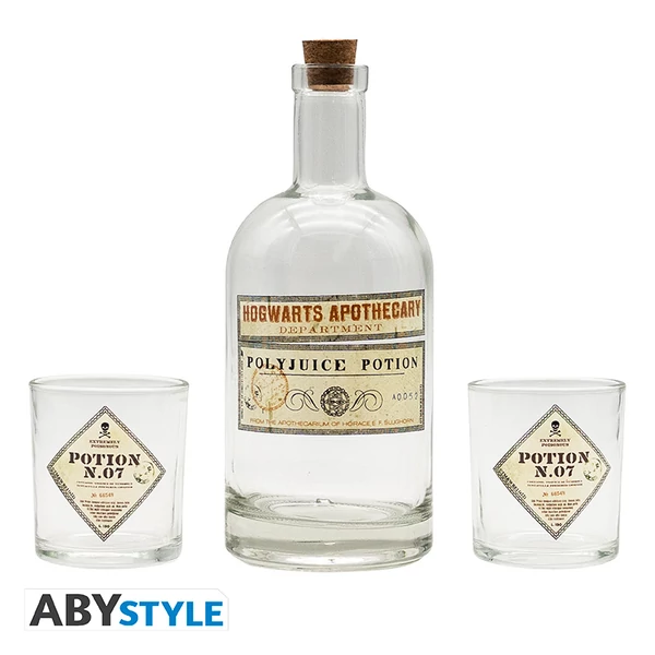 HARRY POTTER - Bottle and glasses Szett - Potion