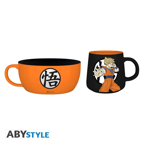 DRAGON BALL - Breakfast Szett Bögre + Tál - Goku
