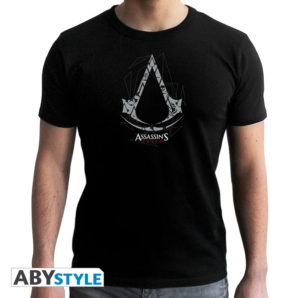 ASSASSIN'S CREED - Póló - Crest - man SS black - new fit