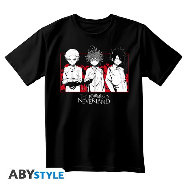 THE PROMISED NEVERLAND - Unisex blackTshirt - Emma, Norman