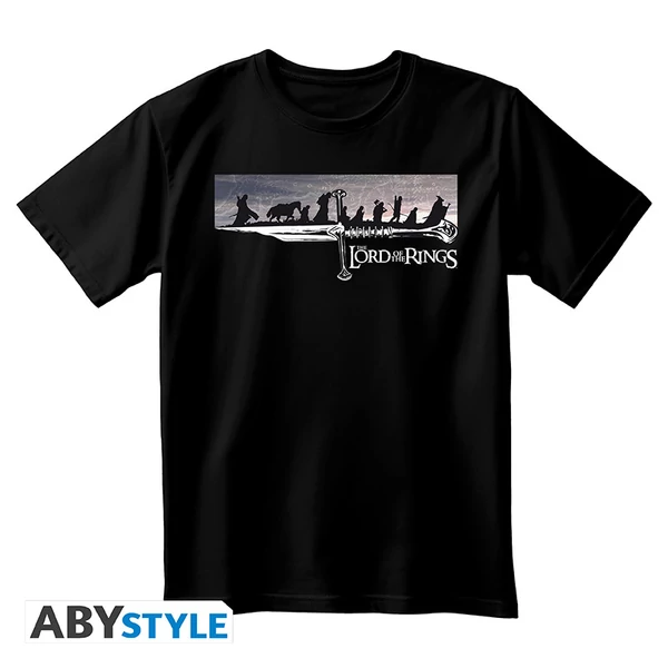 LORD OF THE RINGS - Póló unisex black - The Fellowship