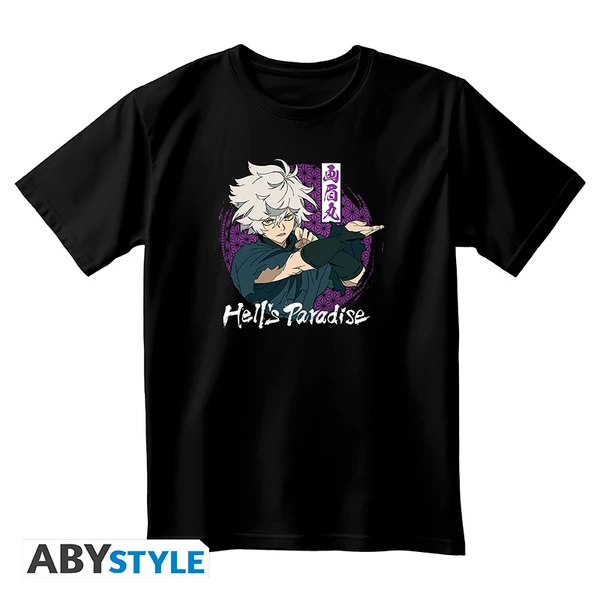 HELL'S PARADISE - Póló unisex black - Gabimaru