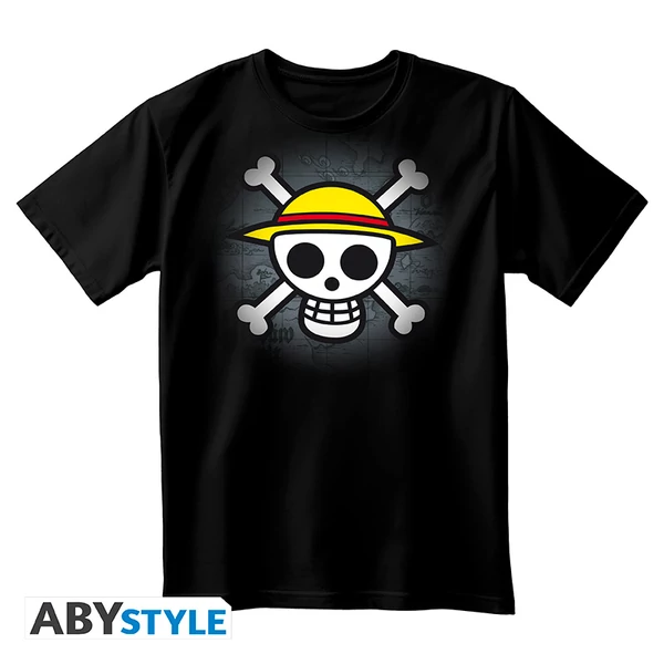 ONE PIECE - Póló unisex black - Classic Skull
