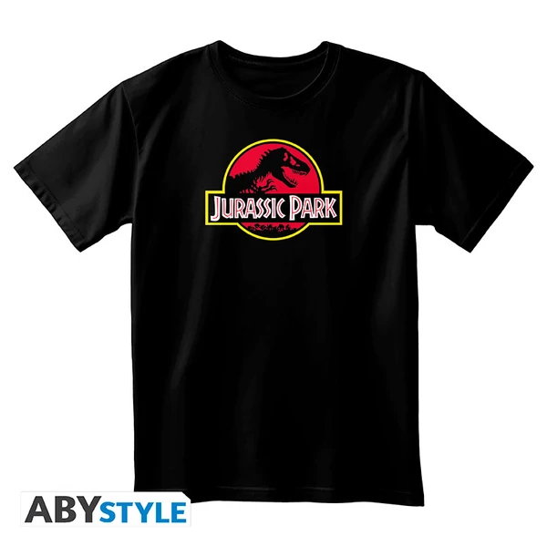 JURASSIC PARK - Póló unisex black - Logo