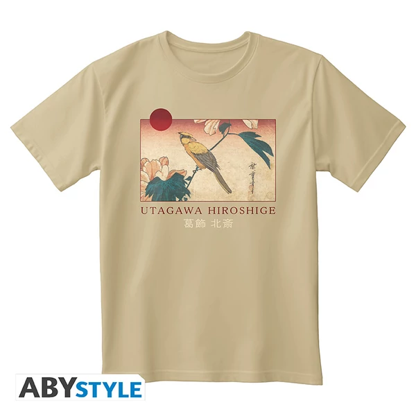 HIROSHIGE - Póló unisex union beige - Spring Breeze