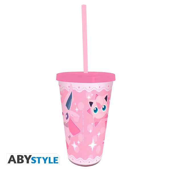 POKEMON - Pohár with straw - 470ml - Mentali & friends