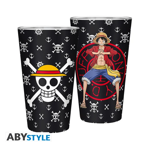 ONE PIECE - Nagy Pohár - 400ml - Luffy - bo