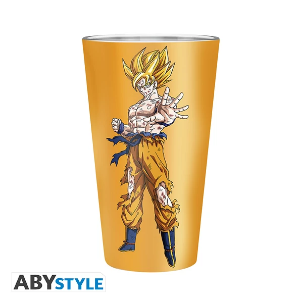 DRAGON BALL - Prémium Nagy Pohár - 400ml - Goku Saiyan - bo