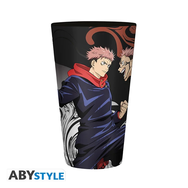 JUJUTSU KAISEN - Nagy Pohár - 400ml - Itadori vs Sukuna