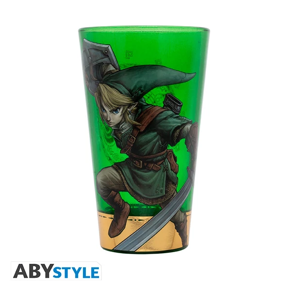 THE LEGEND OF ZELDA - Prémium Nagy Pohár - 400ml - Link bo
