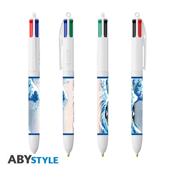 BESPOKE - Hokusai - Stylo BIC 4 couleurs - Indpendant ONLY