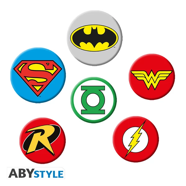 DC COMICS - Kitűző Csomag - Logos