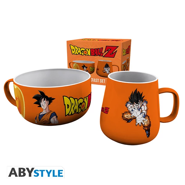 DRAGON BALL - Breakfast Szett Bögre + Tál - Goku