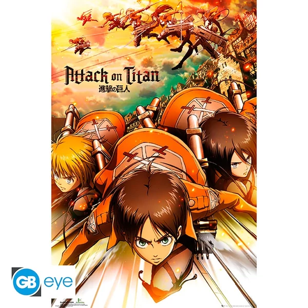 ATTACK ON TITAN - Poszter Maxi 91.5x61 - Attack