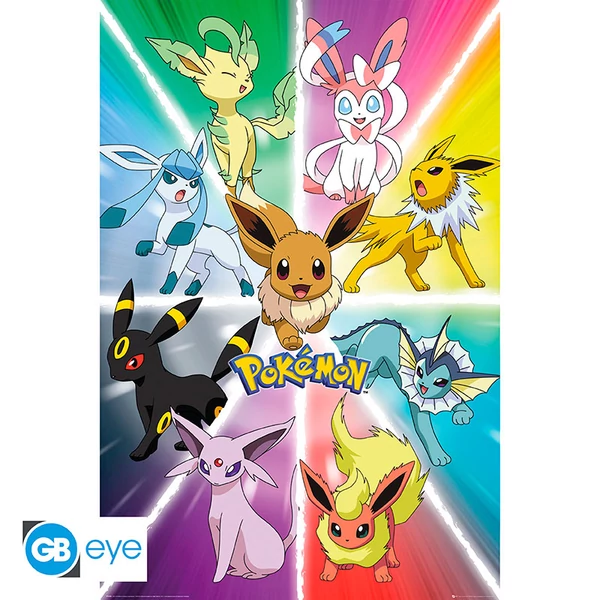 POKEMON - Poszter Maxi 91.5x61 FSC Mix - Eevee Evolution