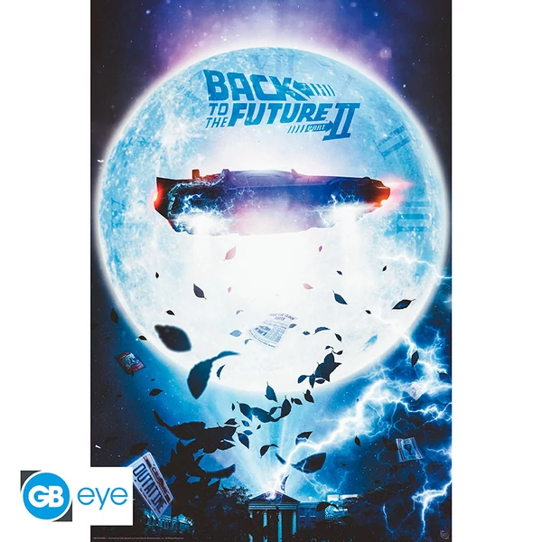 BACK TO THE FUTURE - Poszter Maxi 91.5x61 - Flying DeLorean