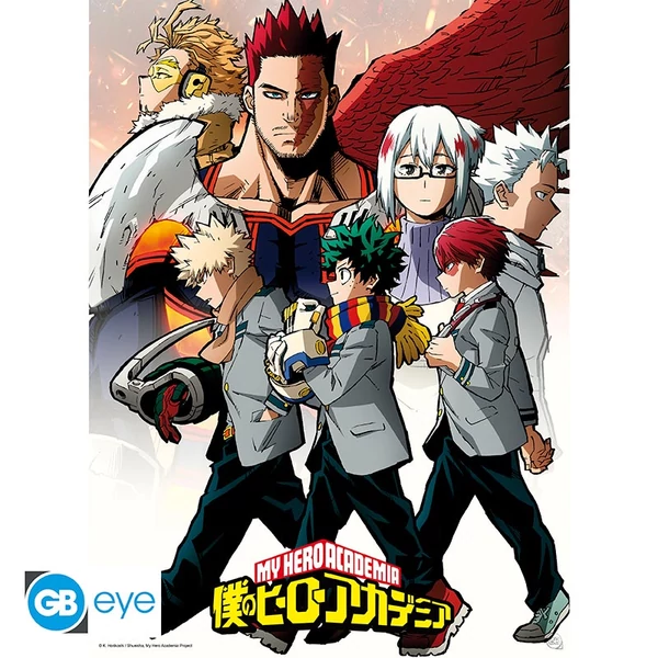 MY HERO ACADEMIA - Poszter Chibi 52x38 - Endeavor Agency Arc