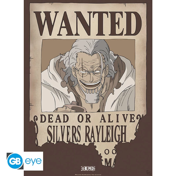 ONE PIECE - Poszter Chibi 52x38 - Wanted Rayleigh