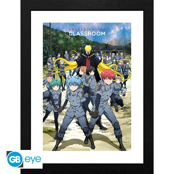 ASSASSINATION CLASSROOM - Keretezett nyomat 