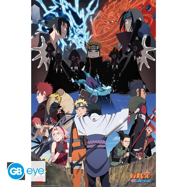 NARUTO SHIPPUDEN - Poszter Maxi 91.5x61 - Rivals