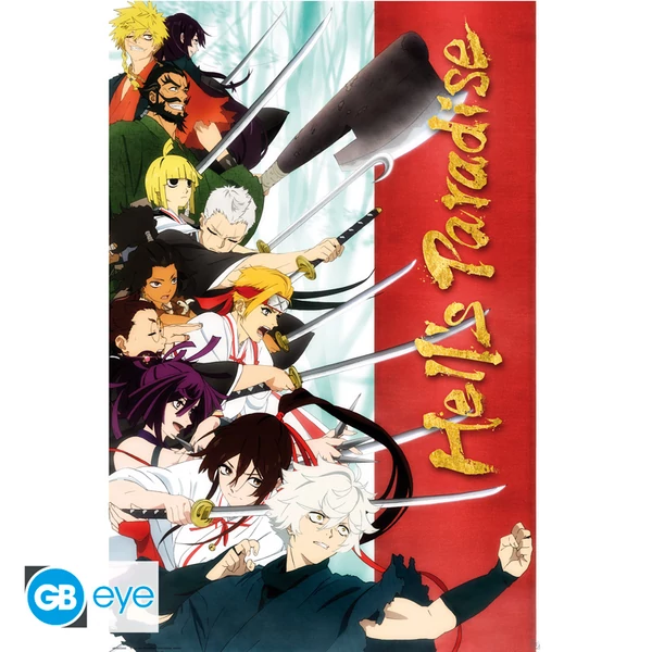 HELL'S PARADISE - Poszter Maxi 91.5x61 - Key art season 1
