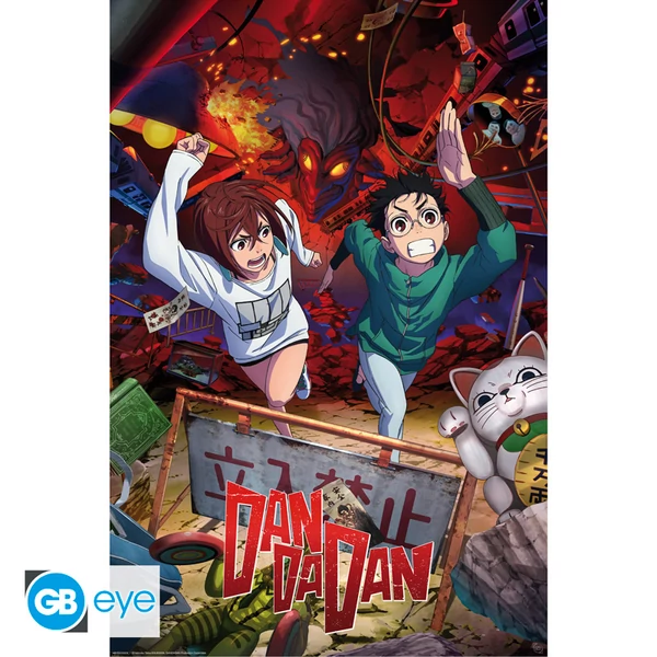 DAN DA DAN - Poszter Maxi 91.5x61 FSC MIX - Key art Momo & Okarun
