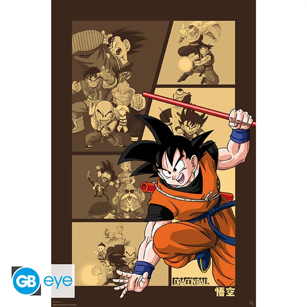 DRAGON BALL - Poszter Maxi 91.5x61 FSC MIX - Goku Retro