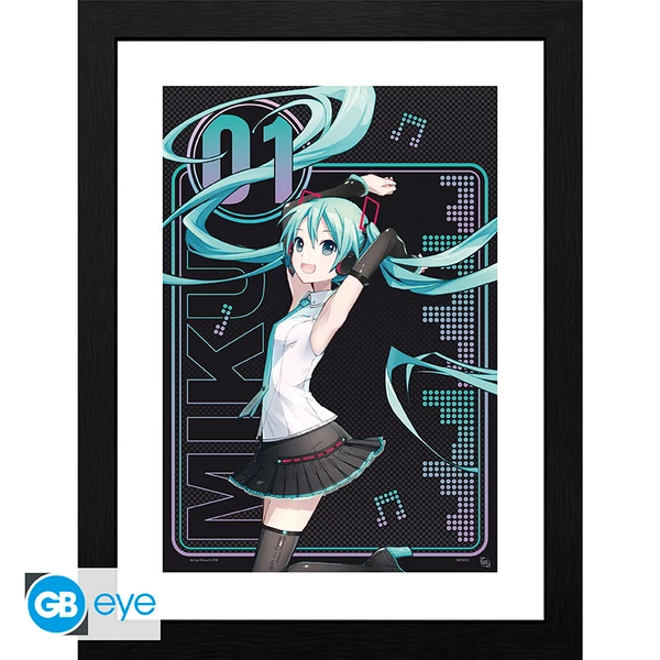 HATSUNE MIKU - Keretezett nyomat FSC MIX 