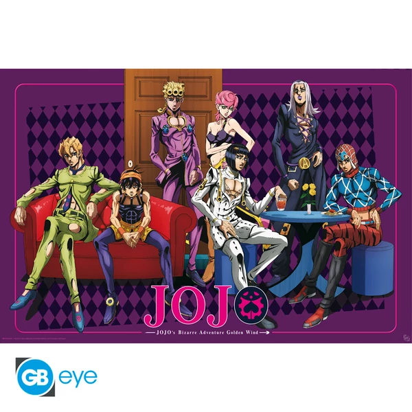JOJO'S BIZARRE ADVENTURE - Poszter Maxi 91.5x61 FSC Mix - Golden Wind