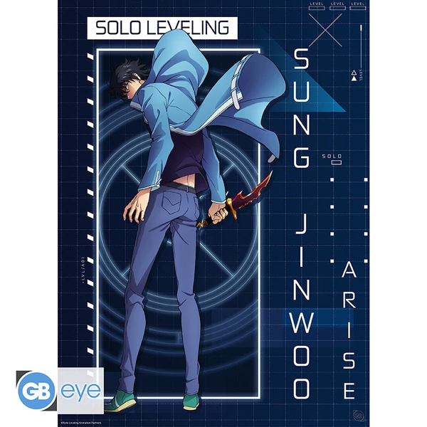 SOLO LEVELING - Poszter Chibi 52x38 - Jinwoo Arise