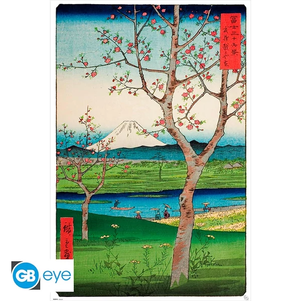 HIROSHIGE - Poszter Maxi 91.5x61 FSC MIX - The Outskirts of Koshigaya