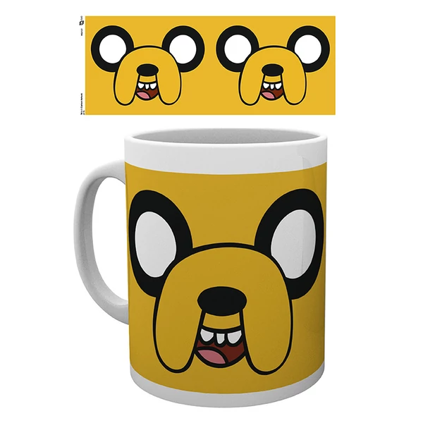 ADVENTURE TIME - Bögre - 320 ml - Jake Face
