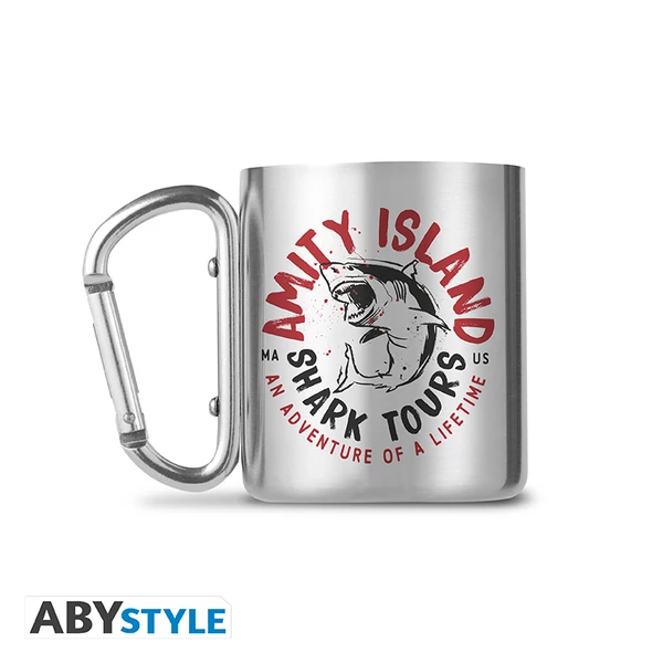 JAWS - Bögre carabiner - Shark Tours - bo