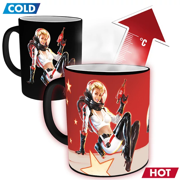 FALLOUT - Hőre változó bögre - 320 ml - Nuka Cola