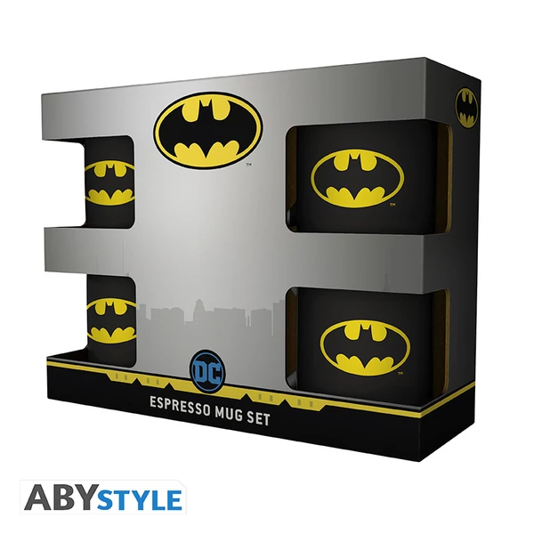 DC COMICS - Szett 4 espresso mugs - Batman Iconic  DT