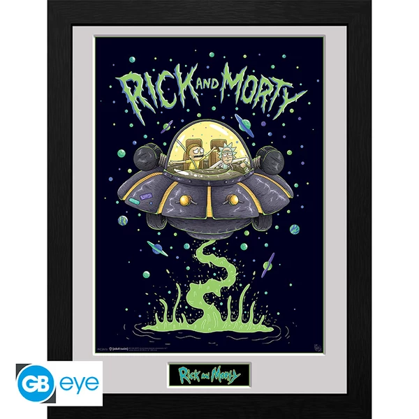 RICK AND MORTY - Keretezett nyomat 