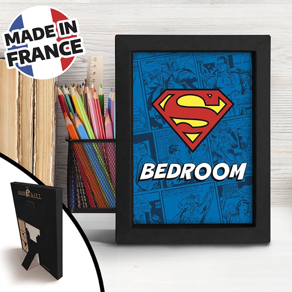 SUPERMAN - Black Kraft Keret 15x20 -  