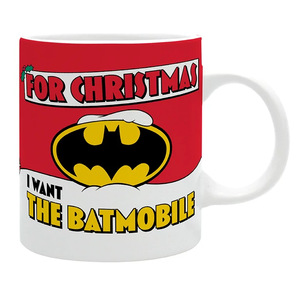 DC COMICS - Bögre - 320ml - I WANT THE BATMOBILE