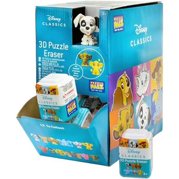 Disney Klasszikusok / Disney Classics - 3D puzzle radír - illatosított