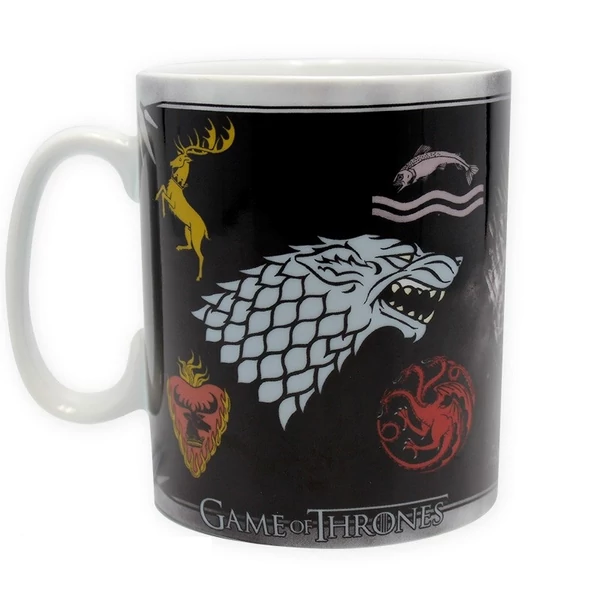 GAME OF THRONES  Sigils Házak Trónok harca bögre 460 ml