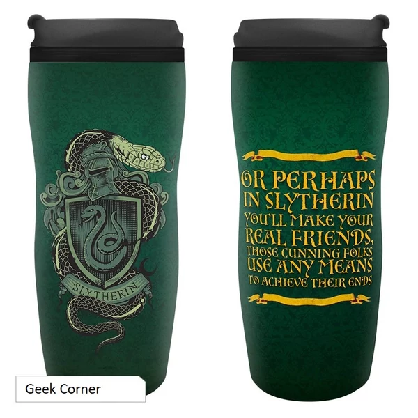 Harry Potter Slytherin Mardekár hővédő utazó bögre 355 ml