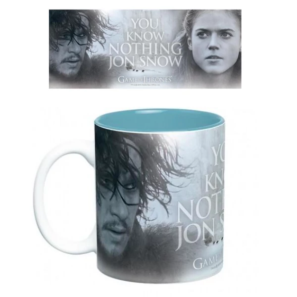 GAME OF THRONES  Trónok Harca You Know Nothing Jon Snow bögre 460 ml