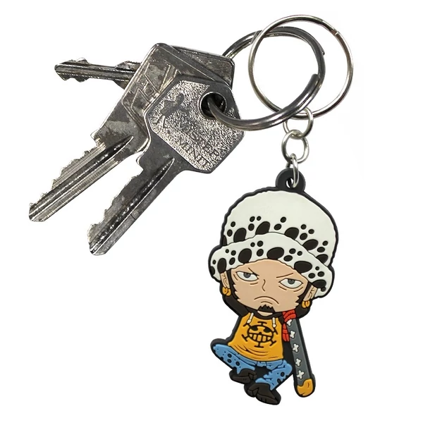 One Piece Trafalgar Law PVC kulcstartó